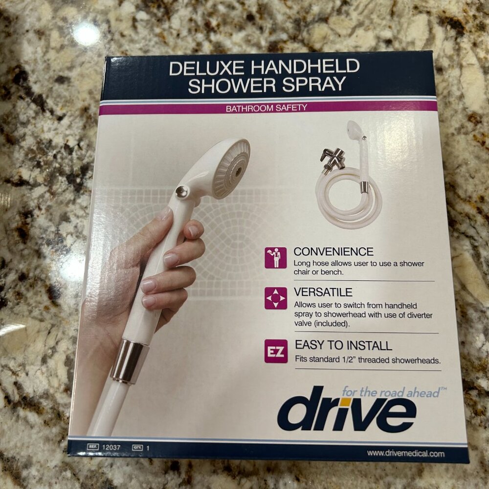 New Drive Delux Handheld Shower Spray